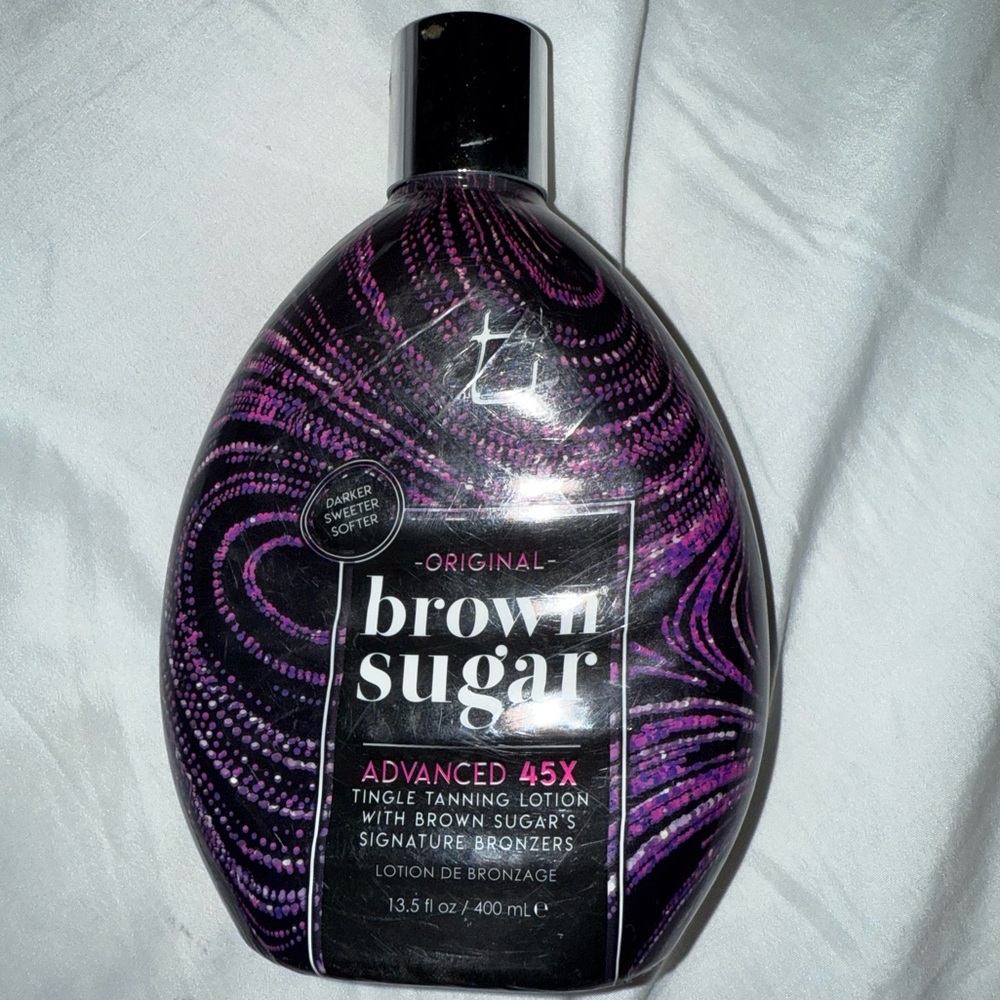 Brown sugar tingle tanning lotion